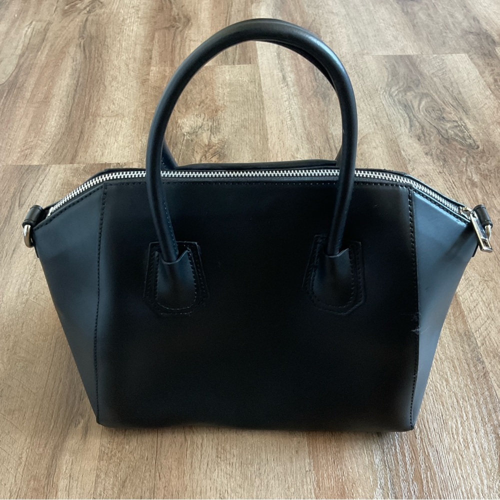 Black Leather Purse Borse In Pelle Handbag Made in Italy Doctor Bag Stiff 3D Mod